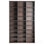 Armoire de rangement pour médias, tablette DVD à 9 couches pouvant contenir 756 CD, tablettes CD 27 compartiments réglables, protège et organise les collections de musique, de films, de jeux vidéo ou de souvenirs