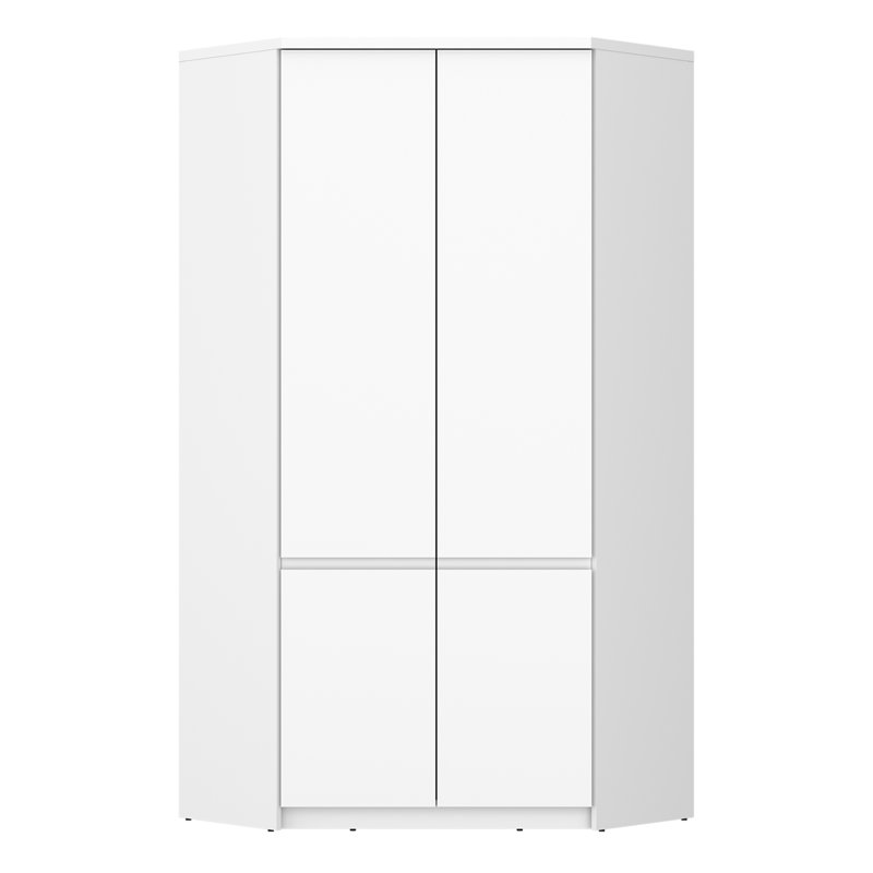 Hosia Manufactured Wood Wardrobe,  Alpine White