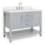 Meuble-lavabo simple avec comptoir en quartz blanc-59693553-124915932-134530707