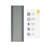 Solid Bordered Gray with Slip Resistant Backing Low Pile Rug-1617892839