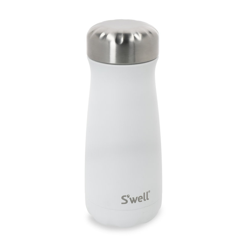S'well 470ml Vacuum Insulated Stainless Steel Traveller, White