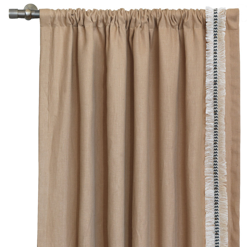 Naya Room Darkening Curtain, 48" W x 120" L, Left