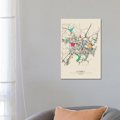 " Sydney, Australia Map "