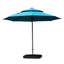 Parasol rond en porte-à-faux avec mât central-283104647