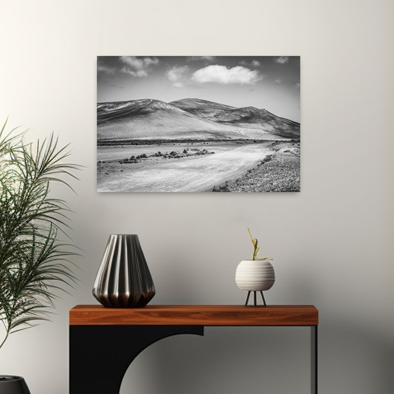 Contemporary Art Abstract Dramatic Contemporary Landscape Mountain Wall Art 1 Piece Wrapped Canvas Wall Art