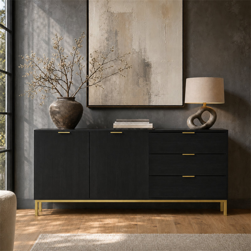 62.9" W x 27.5" H Sideboard