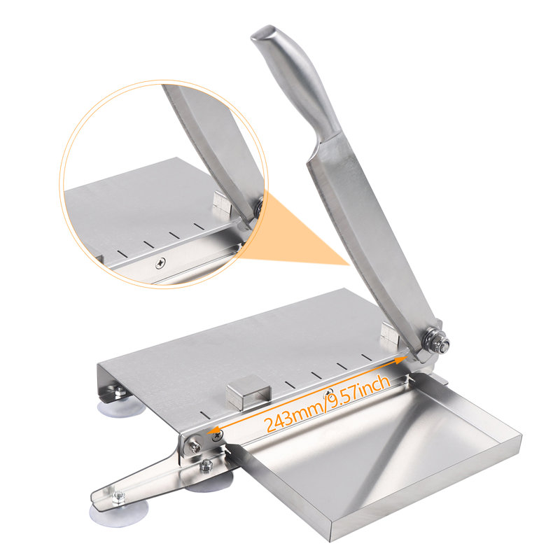 Manual Meat Slicer Stainless Steel Beef Bone Cutting Machine