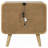Winston Light Ash 2-Drawer Nightstand Bedside Table