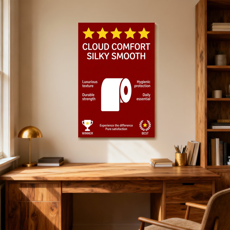 Papier hygiénique Bath & Laundry Cloud Comfort, H 18 po x l 12 po