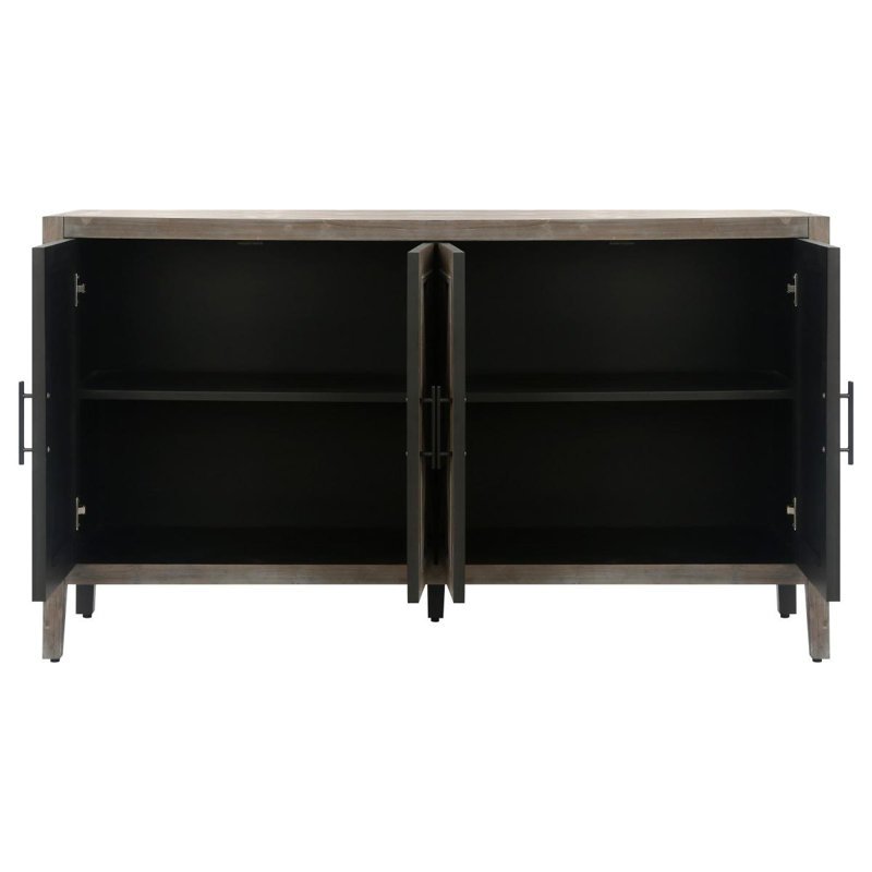 Armoire d'appoint 60 "avec 4 portes Farmhouse