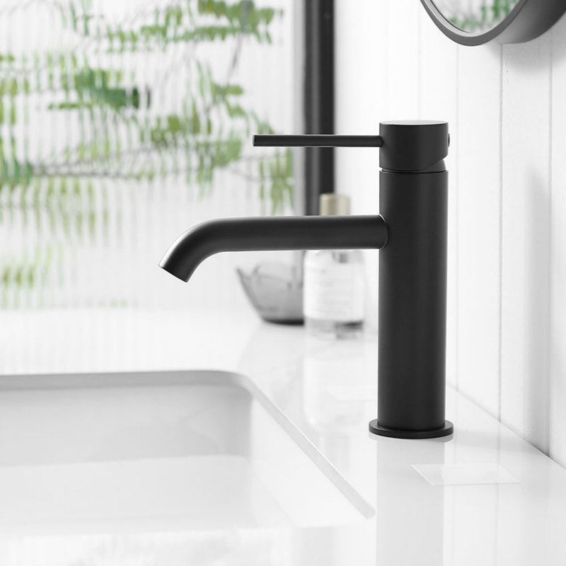 Single Hole Bathroom Faucet Single Handle Bathroom Sink Faucets Modern Stainless Steel Bathroom Vanity Basin Taps With Valve