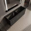 Meuble-lavabo autoportant 60 po avec portes à fermeture douce 60 po - évier inclus