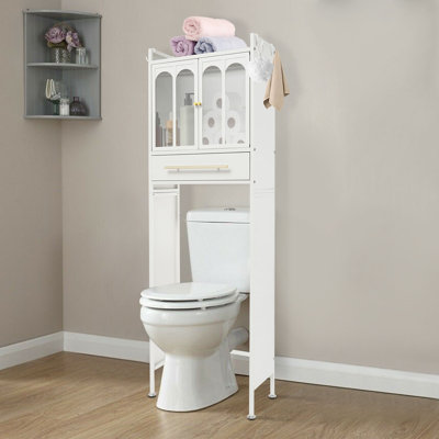 Organisateur de salle de bain sur pied