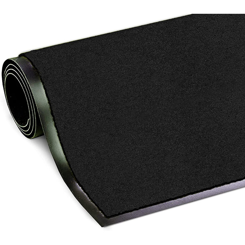 Bouldin Non-Slip Striped Doormat, Black, 80cm W x 120cm L