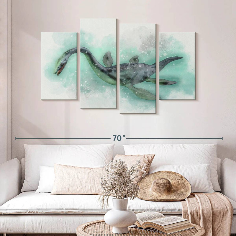 Brampt Mythic Loch Ness Monster, 32" H x 52" W