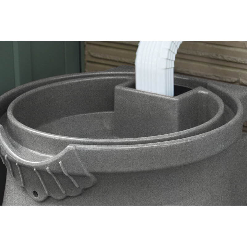 Baril d'eau de pluie 50 gallons Rain Wizard, Granit