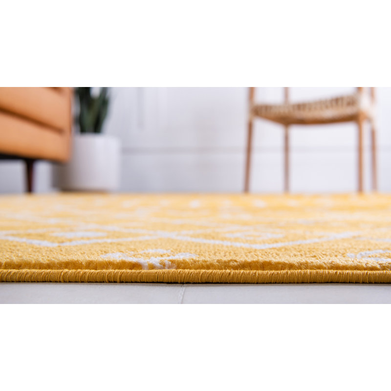 Moroccan Area Rug, Rectangle 66 x 91cm