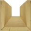 Poutre de plafond 3 côtés en faux bois Endurathane Rough Cedar (poutre en U)-96270214-105323836-105323850