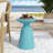 Outdoor Metal End Table -Large