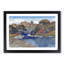 The Garden in Autumn by Hasui Kawase - Picture Frame Painting Print-55642195-55642194