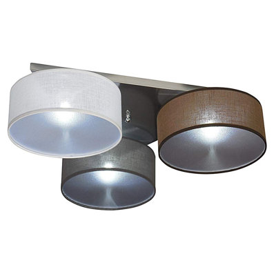 Pulley Fabric Semi Flush Mount