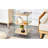Three Layer Bedside Cabinet.The Board Is Made Of Mdf With Wooden Stickers