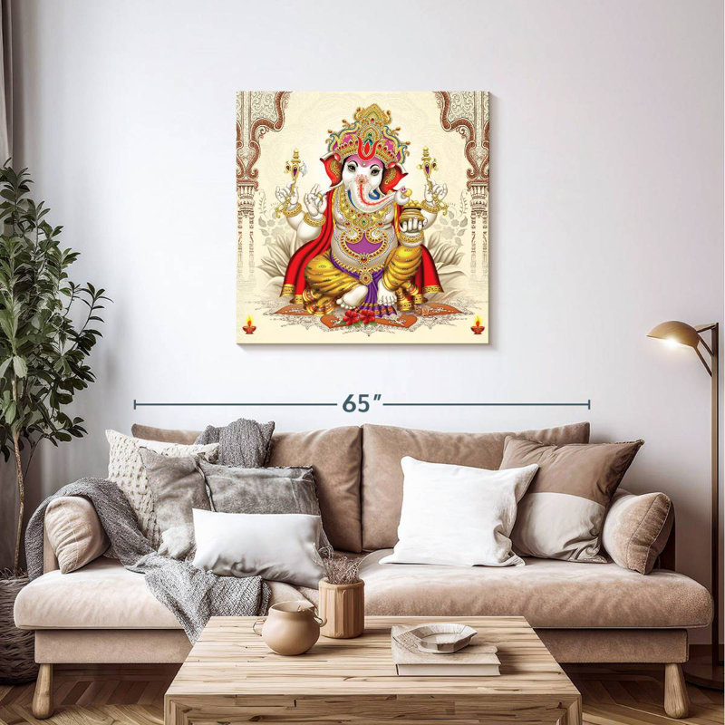 Adella Ganesh Deity, 36" H x 36" W