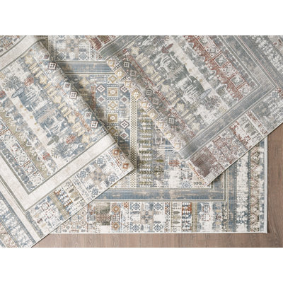 Valde Southwestern Machine Woven Wilton Rug 