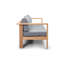 Canapé d'extérieur en teck de 83,5 po de large avec coussins Sonoma-1154107385