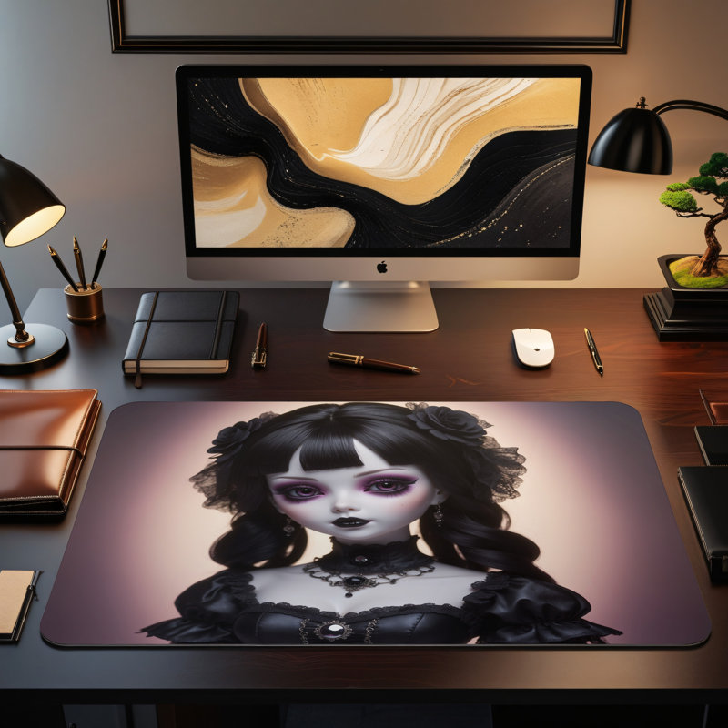 Polyester Desk Pad, 14.4x12.1