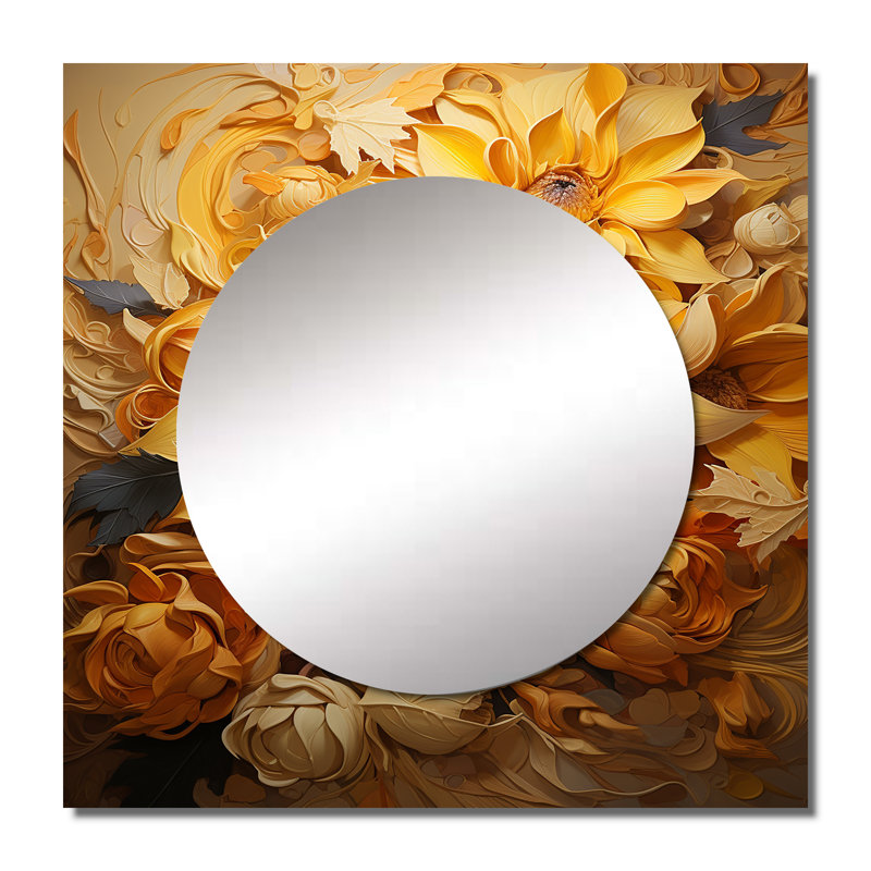 Grande décoration murale Harpyr - Radiant Reverie Botanical II, 36 po x 36 po