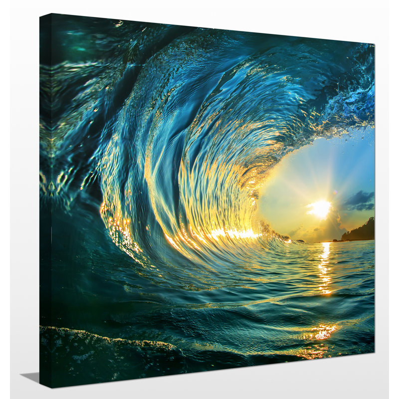 « pipeline iii », reproduction de photo sur toile tendue, H 36 po x l 36 po x P 1,5 po