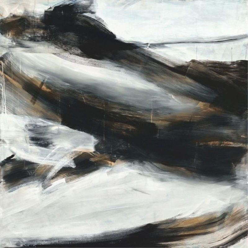 Tracing The Night Painting by Samuel Kane, 30" H x 30" W x 1.5" D, Plexi