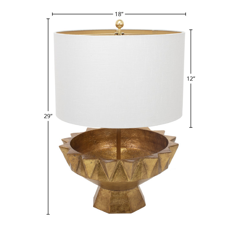 Table Lamp, Gold