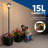 71" Solar Lamp Post (Full) with Planter