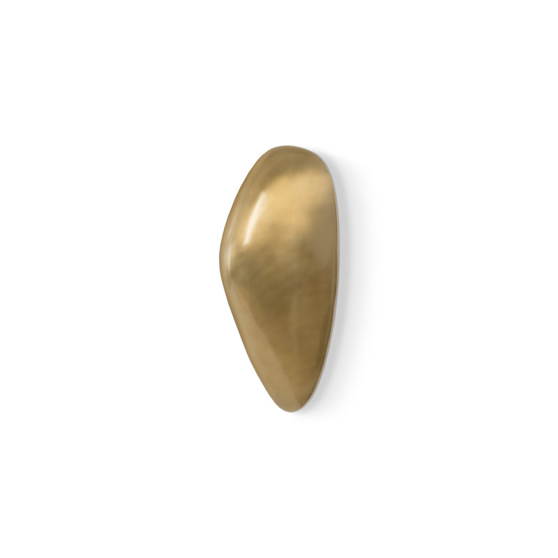 River Stone Wall Décor, Gold, 12" H x 16" W x 22" D