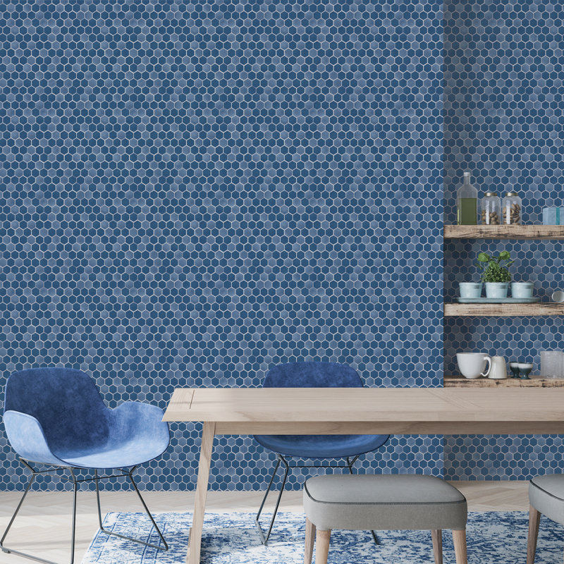 Hexagon Tile Peel and Stick Wallpaper