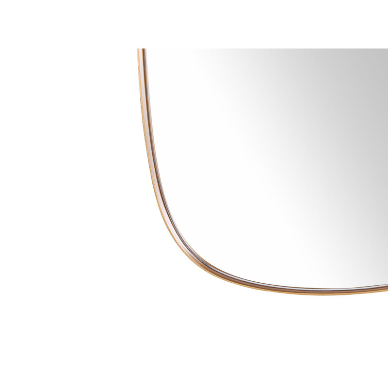 Octaviah Metal Asymmetrical Wall Mirror, Gold