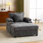 Chaise moderne surdimensionnée avec repose-pieds-744813541