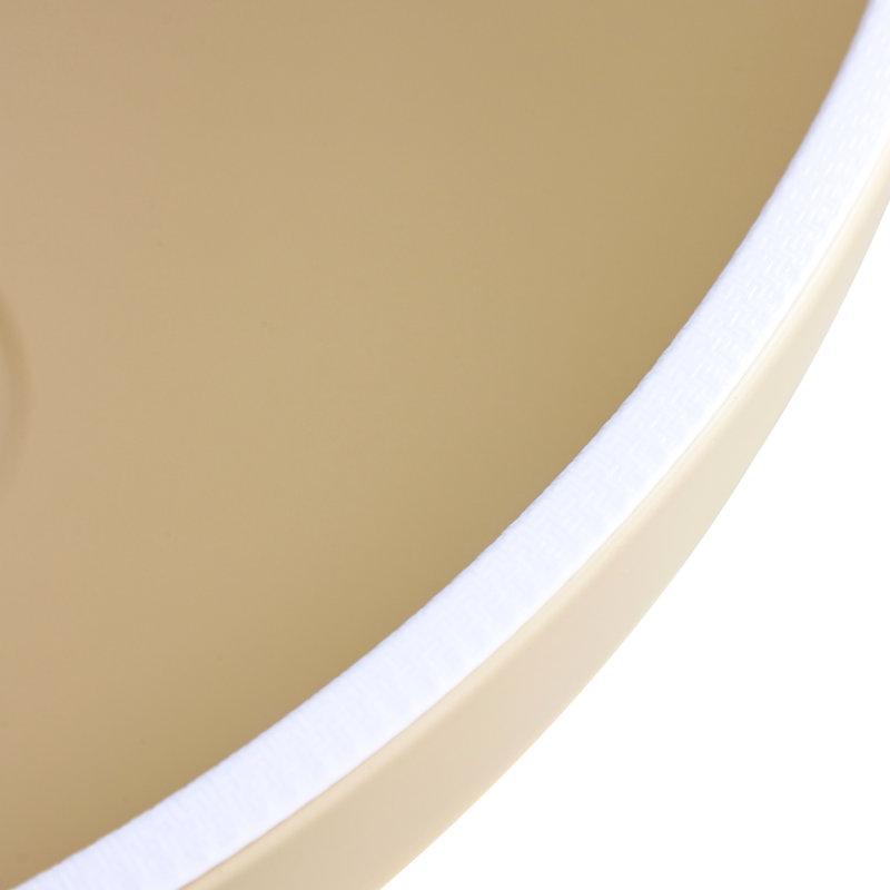 Tables rondes modernes et blanches Milk