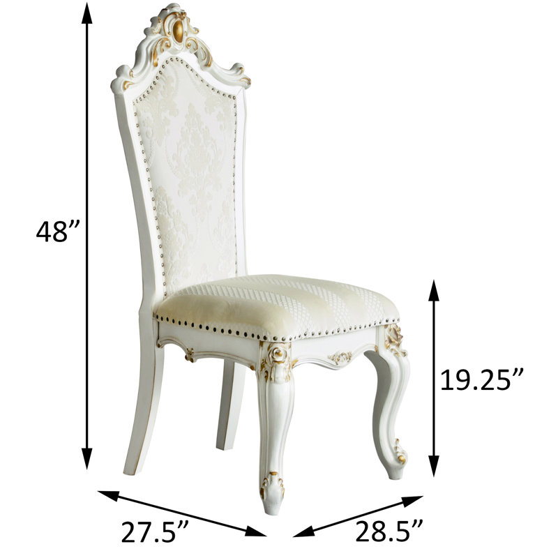 19.25'' H Tufted Fabric Upholstered Side Chair