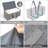 Extra Large Storage Tote with Zippers & Carrying Handles-500393325