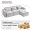 Canapé modulaire rembourré 4 pièces Taufner-1123258053