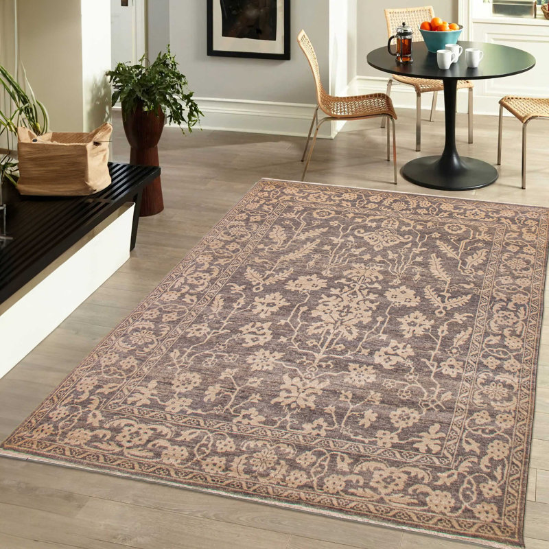 Tapis rectangulaire unique de 8 pi 0 po x 9 pi 11 po Timmey