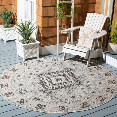 Ginsberg Performance Oriental Indoor/Outdoor Area Rug