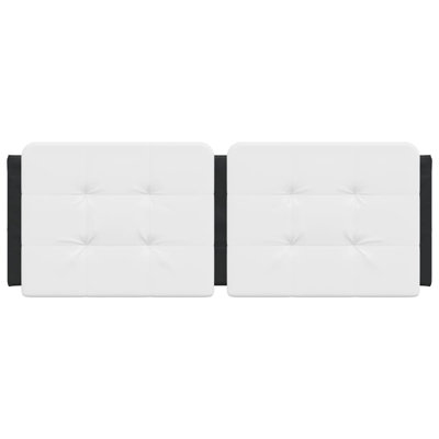 vidaXL Headboard Cushion White and black
