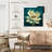Harnek Water Lily On Teal-109399493