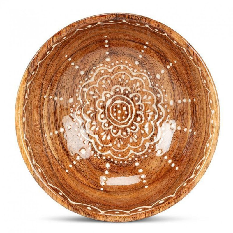 Large With Sunburst Pattern Bowl, 6"