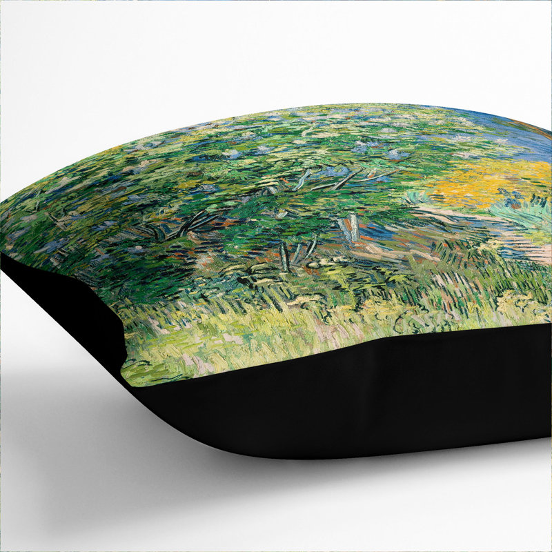 Square Cushion, 40cm H x 40cm W x 15cm D, Black