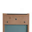 Armoire de salle de bain murale 10 pouces avec porte en acrylique et tablette réglable en verre (sans miroir)